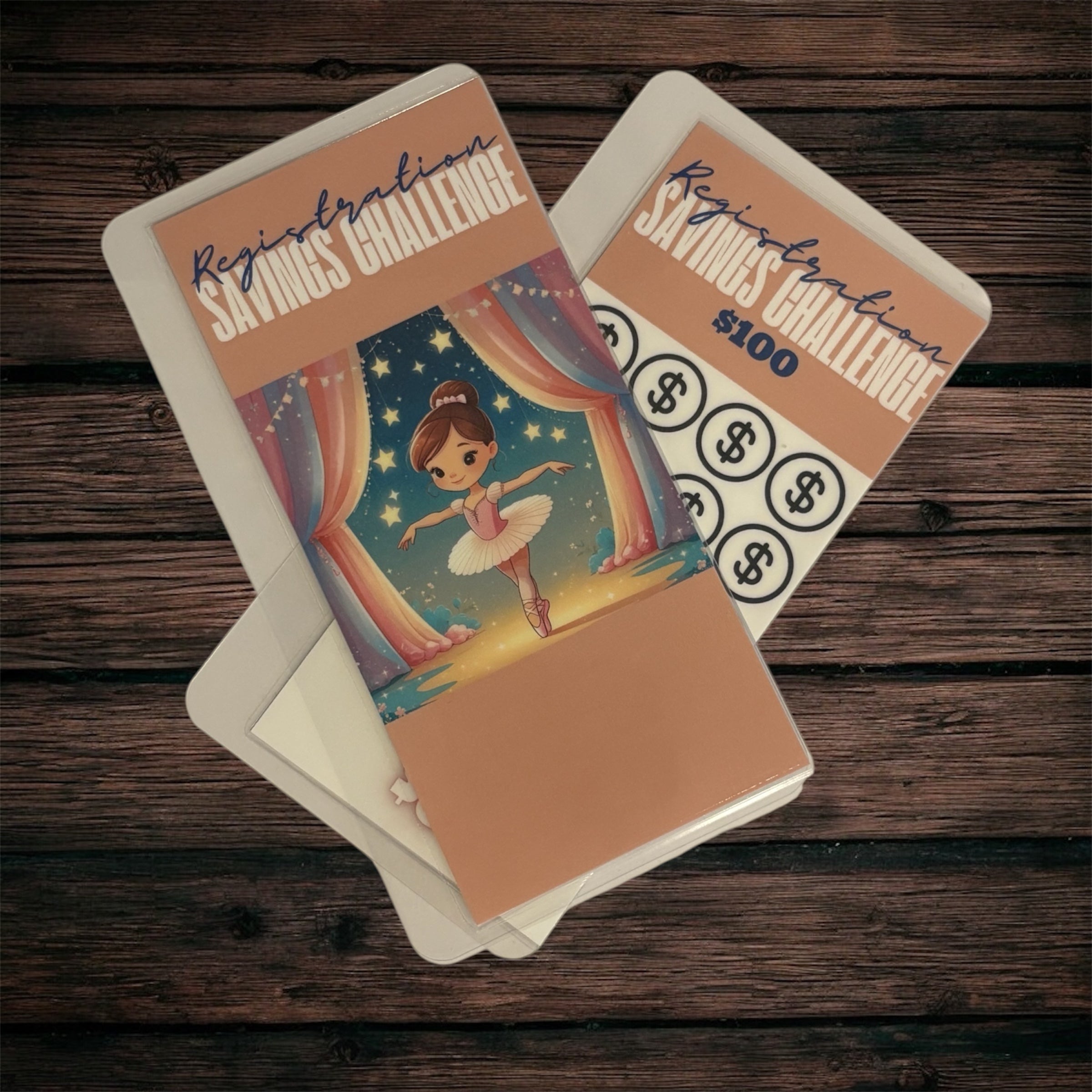 *Pre-Order: BALLERINA Savings Challenge - Registration (Envelopes Only / No Binder)