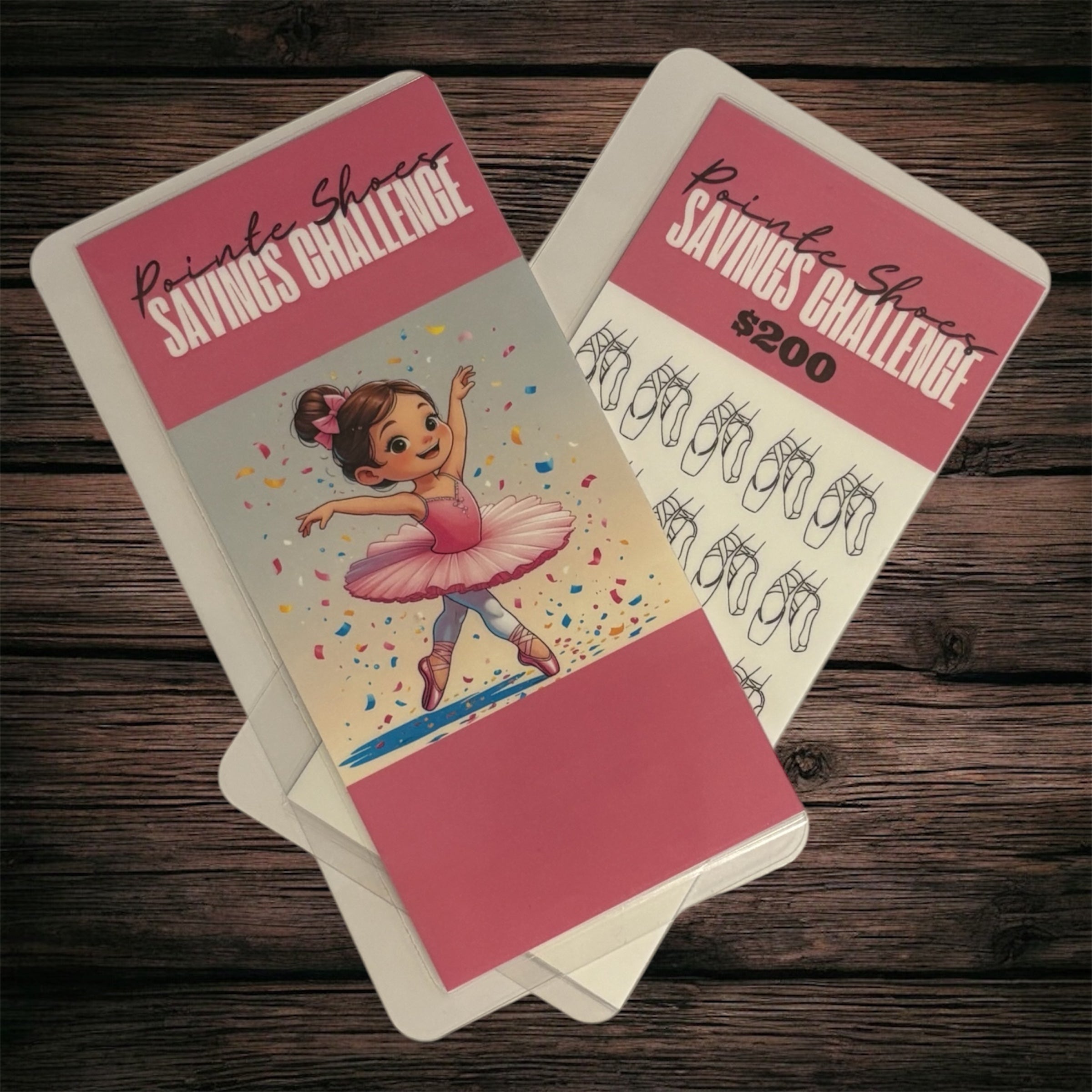 *Pre-Order: BALLERINA Savings Challenge - Pointe Shoes (Envelopes Only / No Binder)