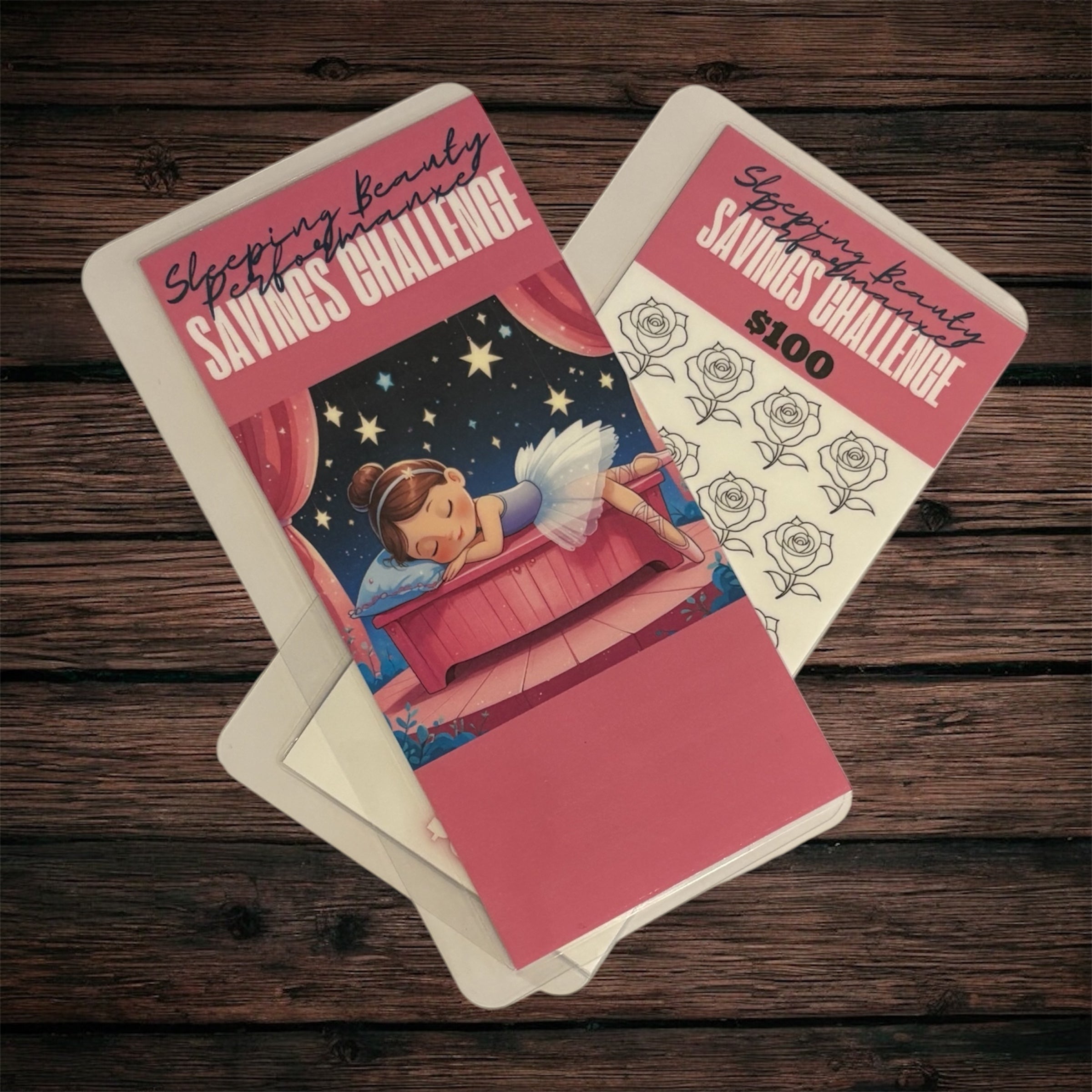 *Pre-Order: BALLERINA Savings Challenge - Sleeping Beauty Performance (Envelopes Only / No Binder)