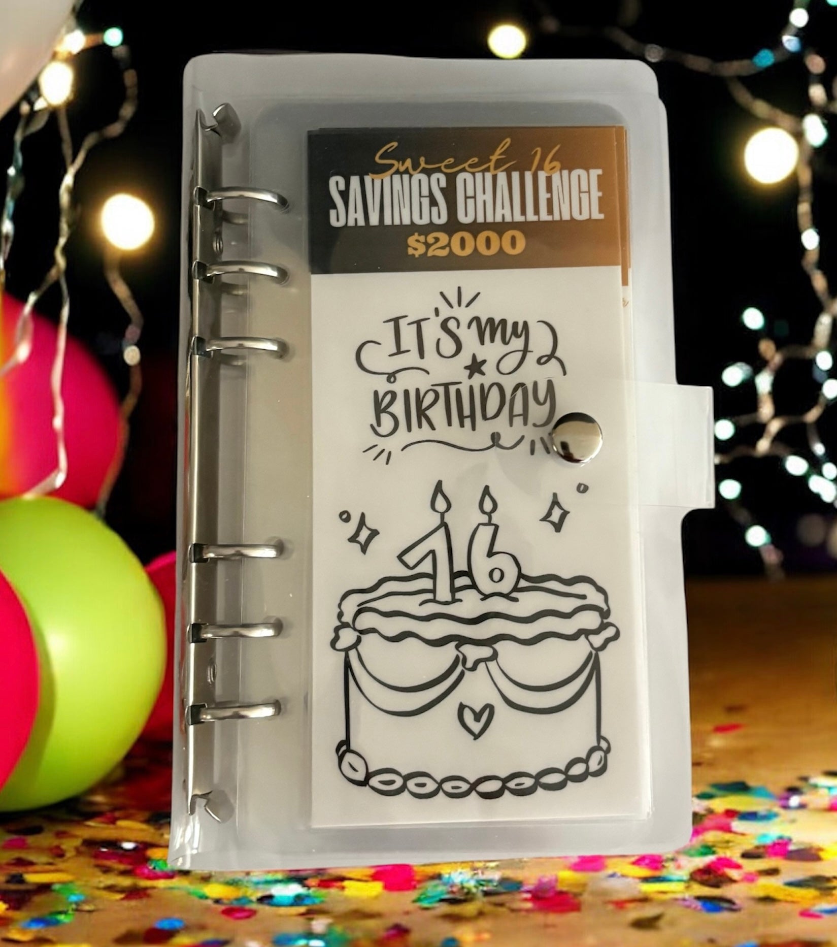 *Pre-Order: SWEET 16 Savings Challenge (with Binder)